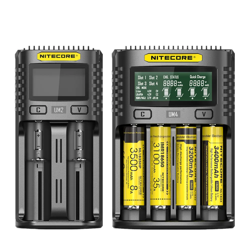 Nitecore Новый I4 Digi зарядное устройство lcd интеллектуальная схема глобальная