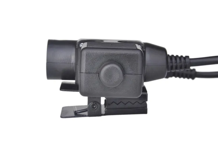 Z Тактический Airsoft U 94 гарнитура PTT U94 2 Pin для KENWOOD/Motorolar говорить о/2-Way/Midland/ICOM BaoFeng UV-82 радио