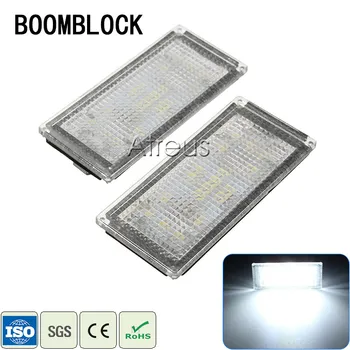 

For 7-Series BMW E66 e65 7 Series Accessories Car LED License Plate Lights 12V no error White SMD LED Number Plate Lamp Bulb Kit