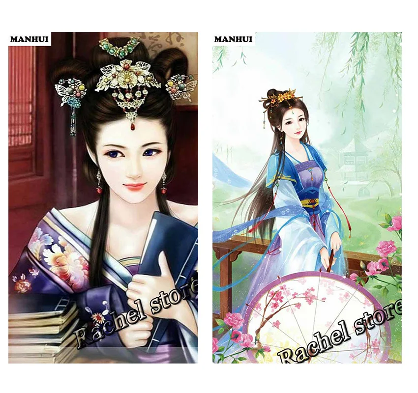 

Diamond Embroidery Diy Diamond Painting Cross Stitch Kits Diamond MosaicAncient girl Full Square Diamond Embroidery RE009