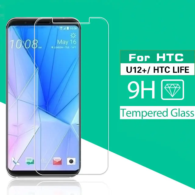 

Ultra-thin Tempered Glass For HTC U12+ Plus U12Plus U12 life U12life Screen Protector Phone Front Protective Glass Film