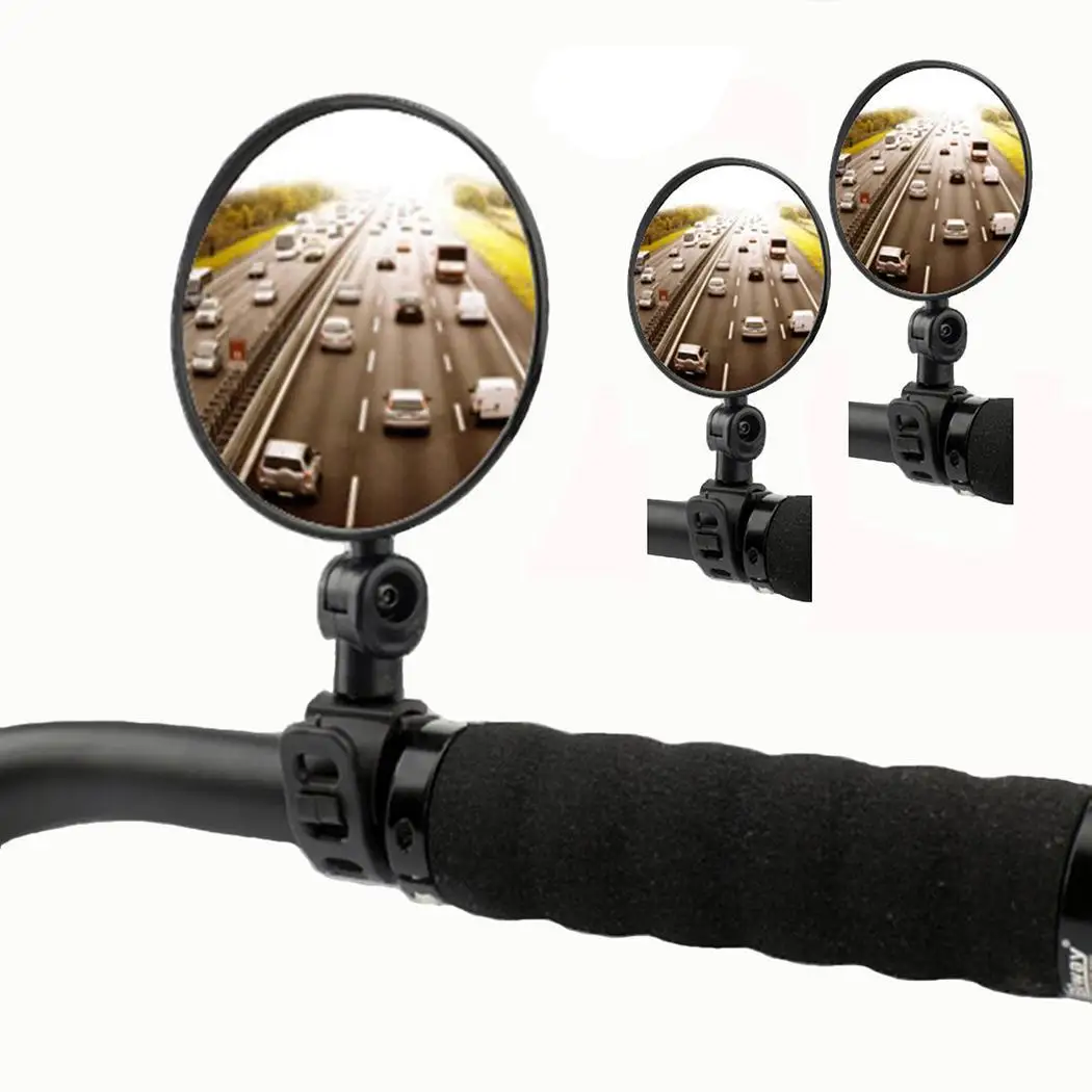 

360 Degree Rotation Bicycle Rear View Mirror Bicycle Motorcycle Without Handle Convex For Bike, For Mirror