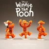 Disney Winnie the Pooh Tigger 6 см 3 фигурки, коллекция украшений аниме, фигурка, игрушка, модель для детей, подарок ► Фото 2/5