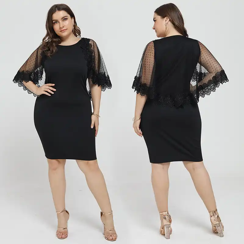 black sheath dress midi