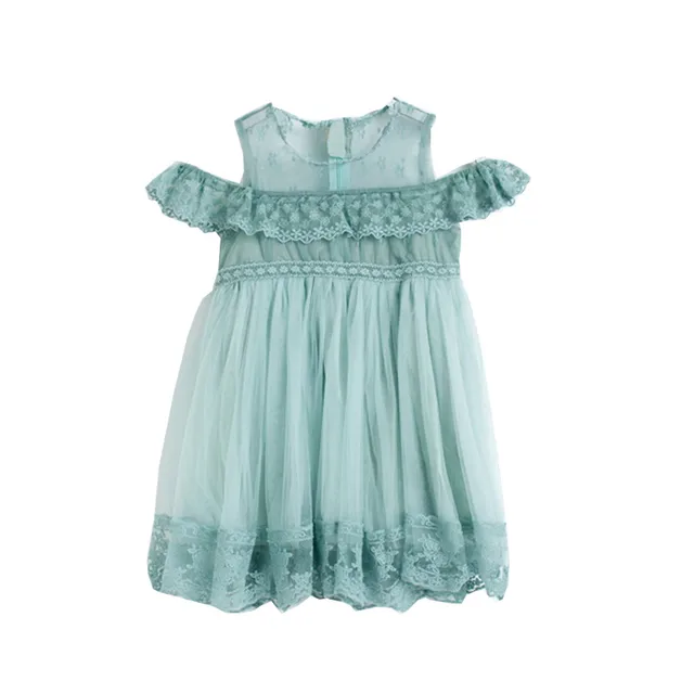 Aliexpress.com : Buy Children dress Girls Kids Lace Floral Ruffles ...