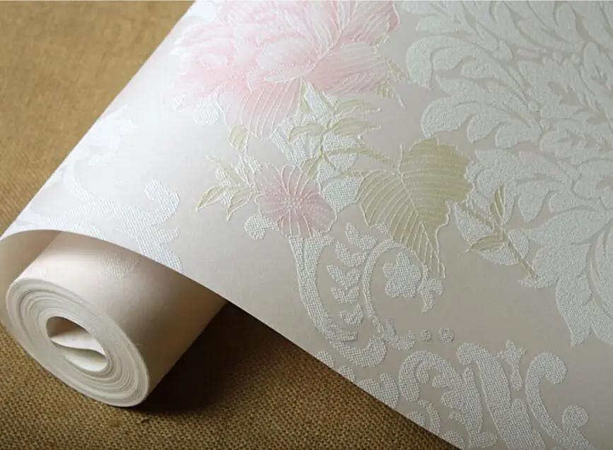 Beibehang пасторальный нетканый рельеф papel де parede 3D Настенные обои рулон обоев обои рулон бумаги Цветочный papel де parede
