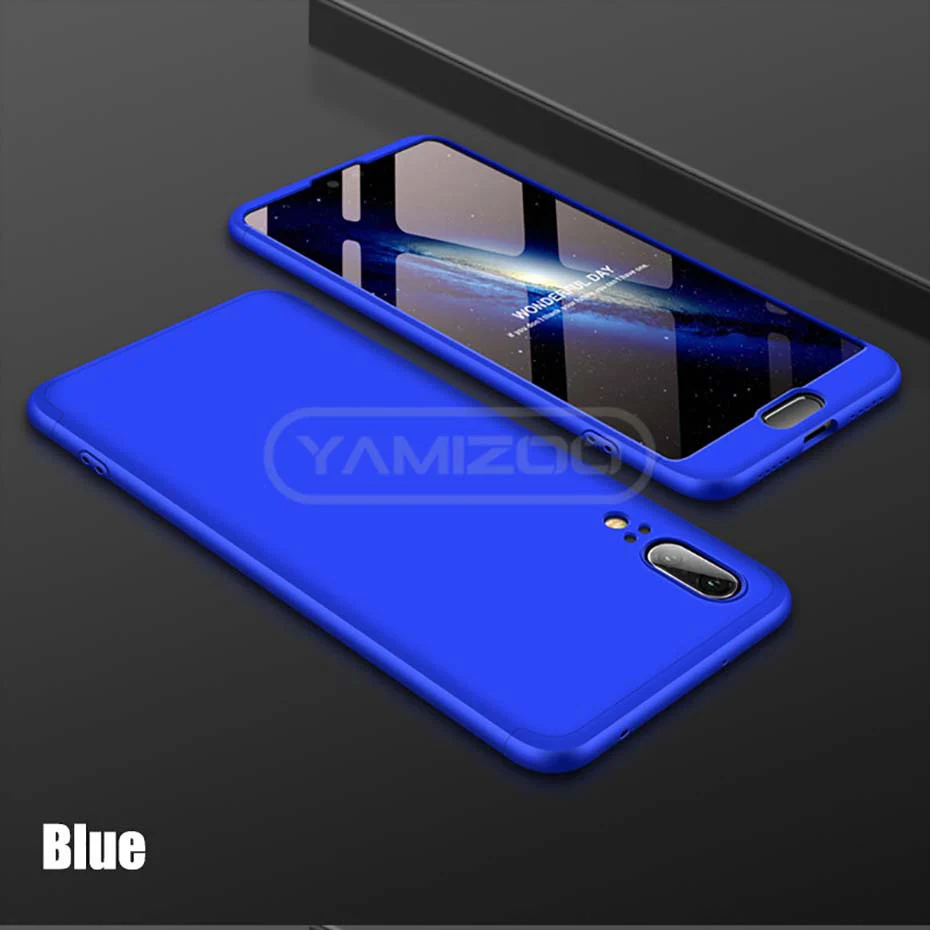 YAMIZOO 360 Full Cover For Huawei P20 P10 Lite Case Luxury Hard Phone Case P10 Plus With Glass Case For Huawei P20 Pro Case On (11)