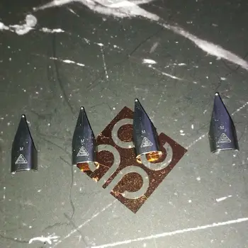 

4Pcs Medium Silver Nibs For LAMY Safari/Wing Sung 3008/Hero 359 Fountain Pen Ink Pen Stationery Office Writing Gift