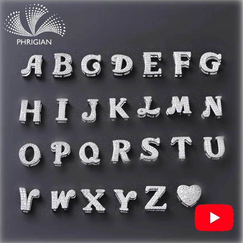 

Not FAKE S925 Silver sterling solid silver 925 letters necklace alphabet A B C D E F G TO Z pendant necklace pure jewelry DIY