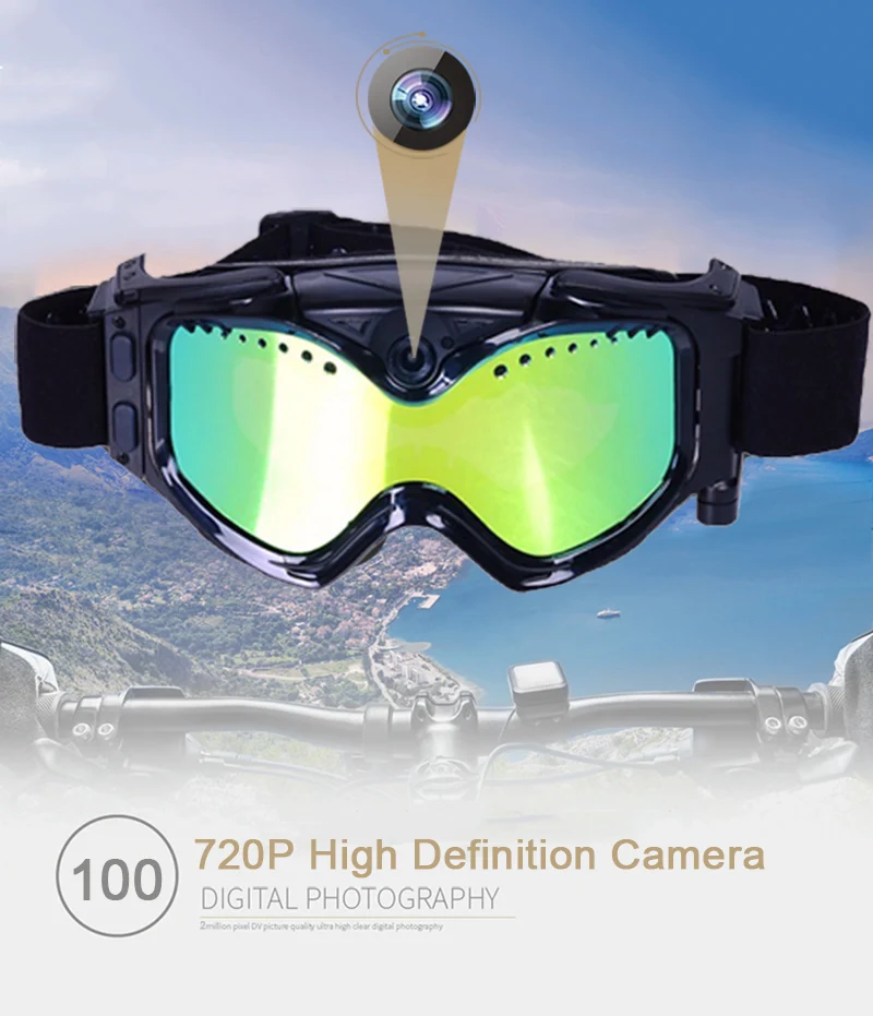 IMPORX Новые HD 720P очки для катания на лыжах открытом воздухе Wifi камера цифровая