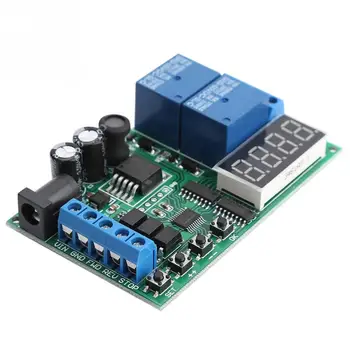 

Multi-function DC/AC Motor Controller 5V - 24V Motor Forward Reverse Controller Electronic Timing Delay Time Cycles Relay