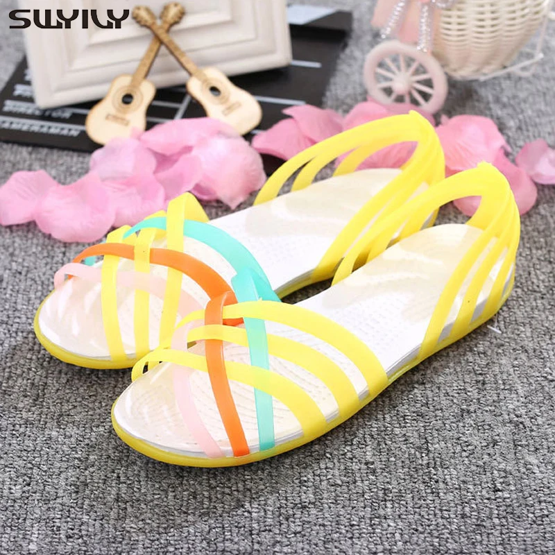 beach plastic sandals