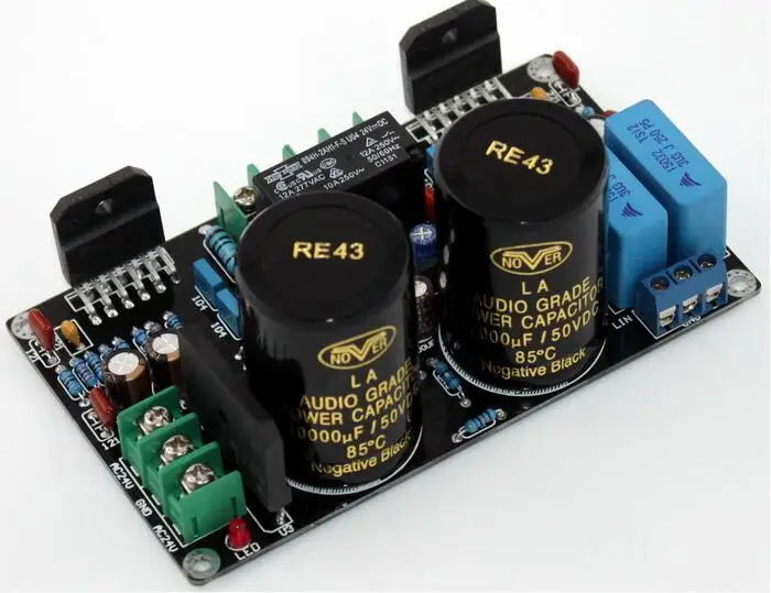 

GHXAMP LM3886 Amplifier Board Hifi Multicenter Amplifier Post-AMP 68W+68W AC Dual 24V With UPC1237 Speaker Protection 1PC