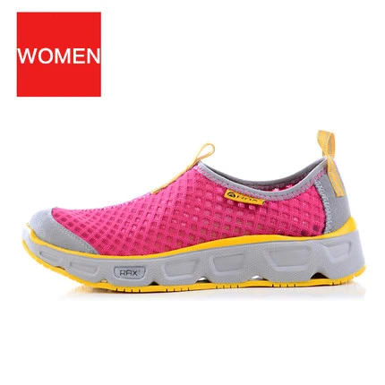 Rax Новое поступление мужские кроссовки для женщин женские Zapatillas ультралегкие прогулочные спортивные треккинговые ботинки для мужчин - Цвет: Meihong Running Shoe