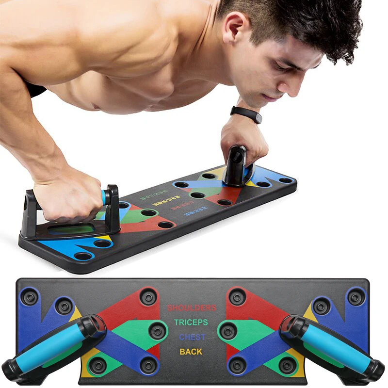 

9 in 1 Push Up Rack Board Multifunction Comprehensive Push-up Stands Exercise Body Building Training System Fitness Equipment