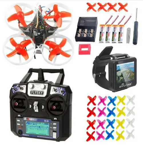 BNF Mobula 7 Flysky FS i6 TX 75 мм гоночный Дрон BWhoop Crazybee F3 Pro OSD 2S FPV обновленный Квадрокоптер BB2
