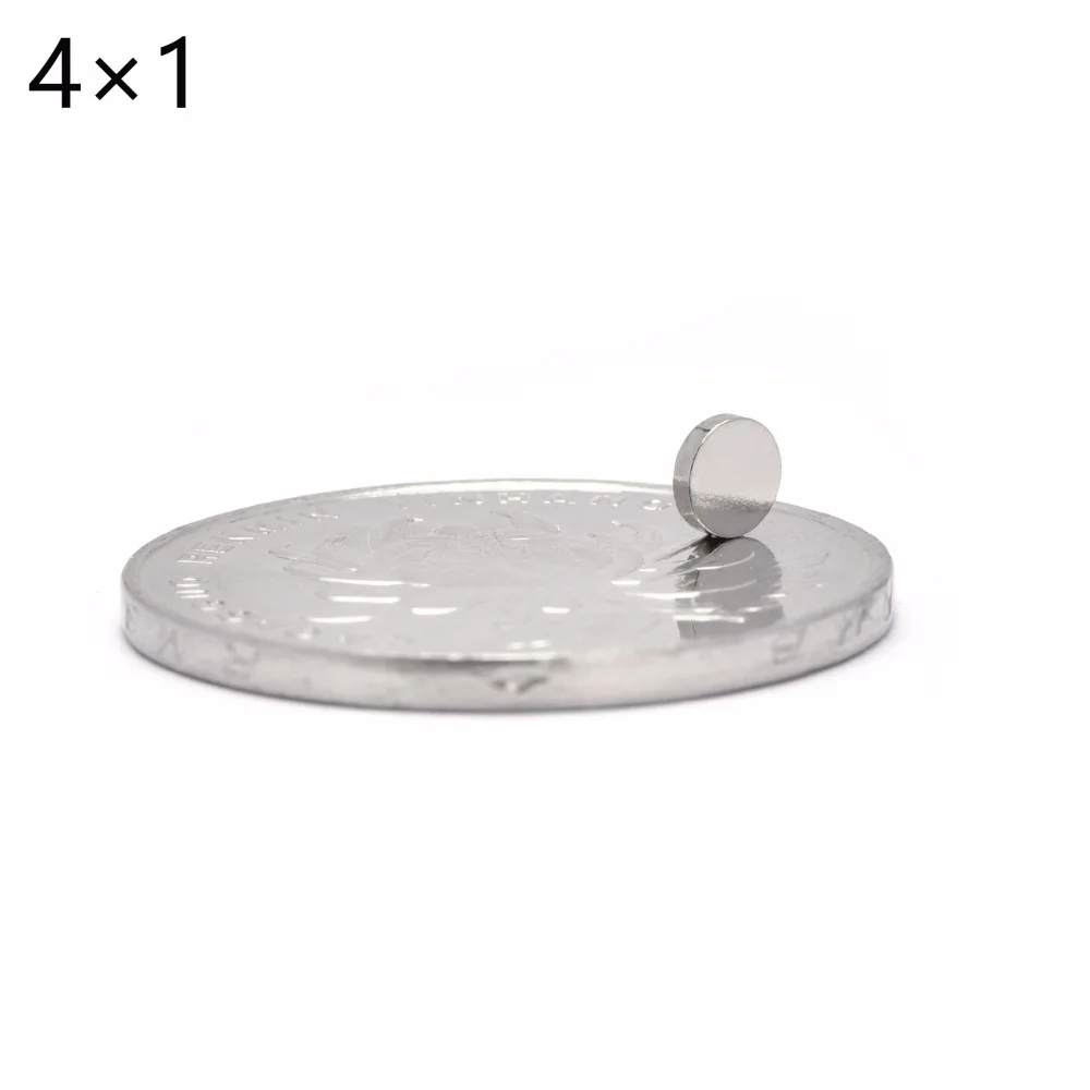 

1000pcs 4x1 magnet 4mm x 1mmSuper strong sticking neo neodymium magnets 4x1mm, 4x1 permanent magnet neodymium, D4*1mm magnet 4*1