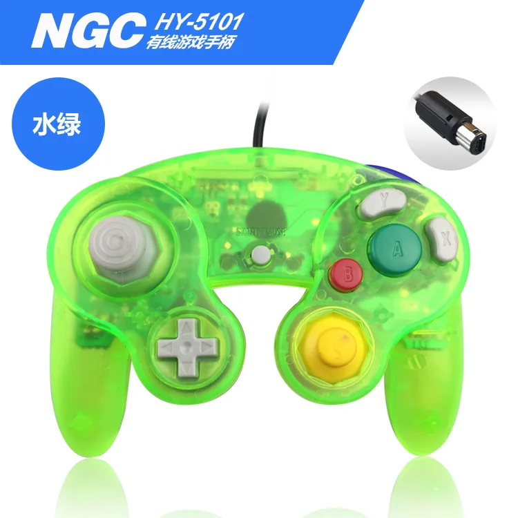 Проводной контроллер для NX NGC wii wiiu Gamecube, консоль для ноутбука, компьютер для kingd NGC Gamepad, контроллер PC GC, ручной джойстик - Цвет: 4