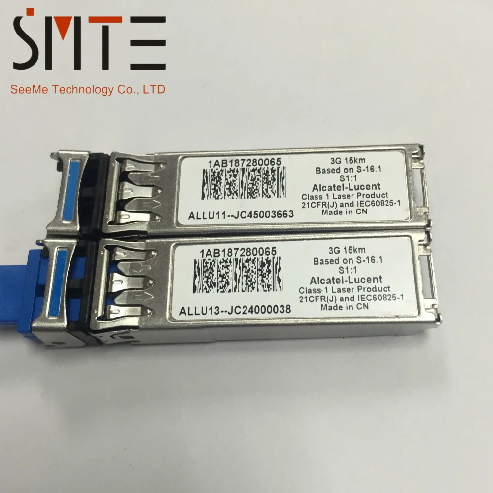 

Alcatel-Lucent 1AB187280065 3G 15KM Based on S-16.1 S1:1 ALLU13--JC24000038 fiber optical transceiver