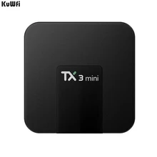 KuWFi Smart TV TX3 mini Android 7.1 TV BOX 1GB8GB/2GB16GB Amlogic S905W Quad Core Suppot H.265 4K 2.4GHz WiFi Media Player IPTV KuWFi Smart TV TX3 mini Android 7.1 TV BOX 1GB8GB/2GB16GB Amlogic S905W Quad Core Suppot H.265 4K 2.4GHz WiFi Media Player IPTV