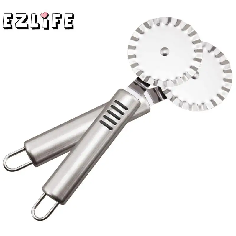 Small Size Pizza & Wheels Stainless Steel Fluted Blade Pizza Roulette GF465 Small Size Pizza & Wheels Stainless Steel Fluted Blade Pizza Roulette GF465
