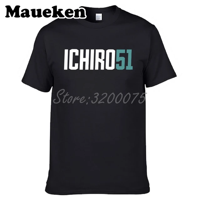 Mężczyźni Miami 51 Ichiro Suzuki T shirt Koszulki Z