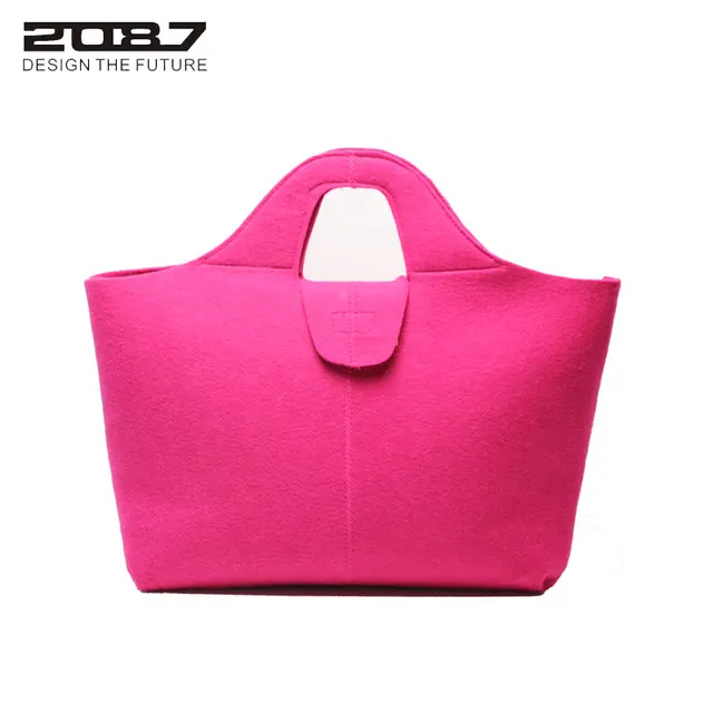 Us 22 4 2087 Brand Design Large Felt Handbags Women S Bags Fashion Casual Ping Totes Lady Bag Handle For In Shoulder