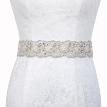 Inofin 110# стразы вечерние платья для выпускного вечера Аксессуары Свадебные ремни пояса, пояс невесты свадебные ленты Пояски