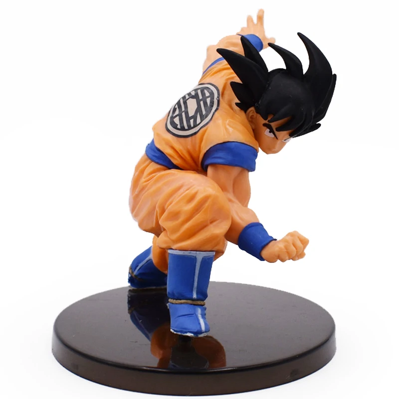 13cm Dragon Ball Z Goku Black Hair PVC Action Figure Toy Anime Super Saiyan Collection Model Doll For Childrens Gifts