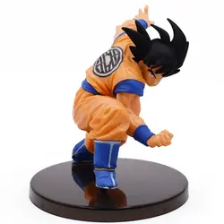 13 см Dragon Ball Z Goku черные волосы ПВХ фигурку игрушки Аниме Супер Saiyan Коллекция Модель Куклы для детей Подарки