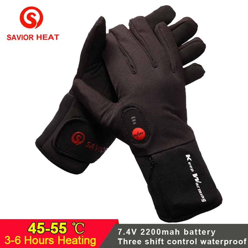 SAVIOR Electric battery Heated Gloves Smart Control 7.4V Warm Gloves