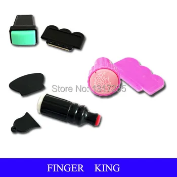 

New 3 Style Nail Stamp Scraper XL Round Rectangular Stamper Transfer Stamping Plate quality first 1lot #X019
