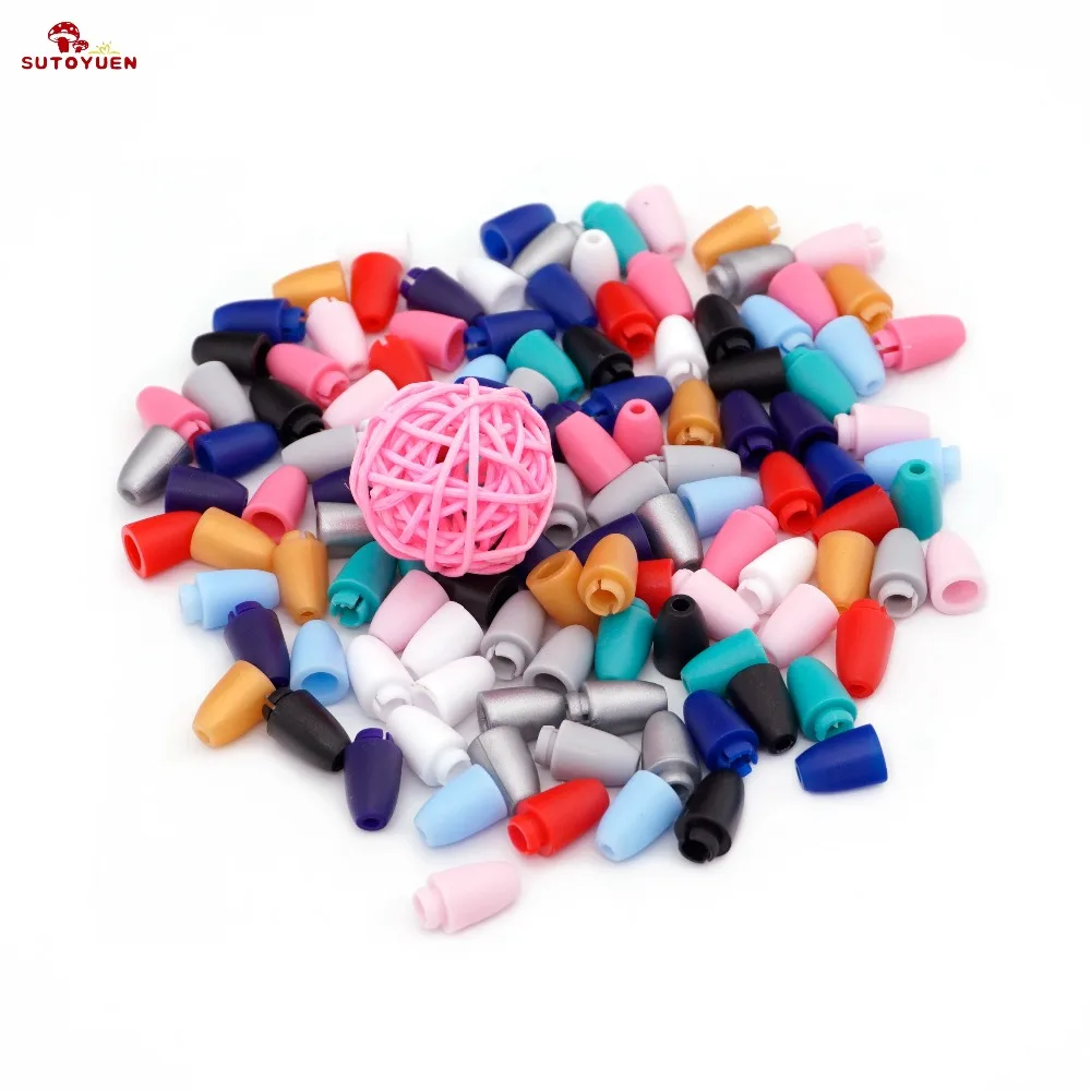 

Sutoyuen 100pcs Safety Plastic Break Away Clasp for DIY Baby Teething Necklace Bracelets Jewelry Cord Plastic Closure Accessorie