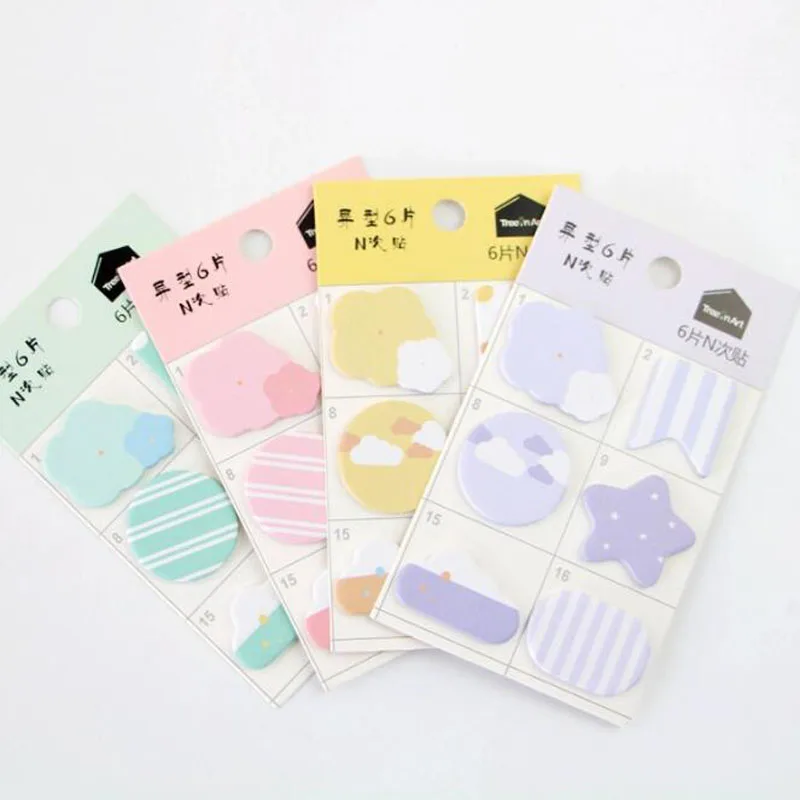 

Daily Plan Combination Memo Pad With Sticky Notes Cute Multi-Function Color Note Book Office School Supplies Message Sticker