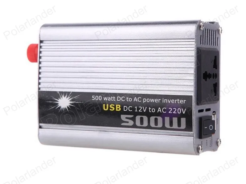 DC 12 V к AC 220 V модифицированный синусоидальный трансформатор 500 W USB зарядное устройство автомобильный Автомобильный выключатель питания