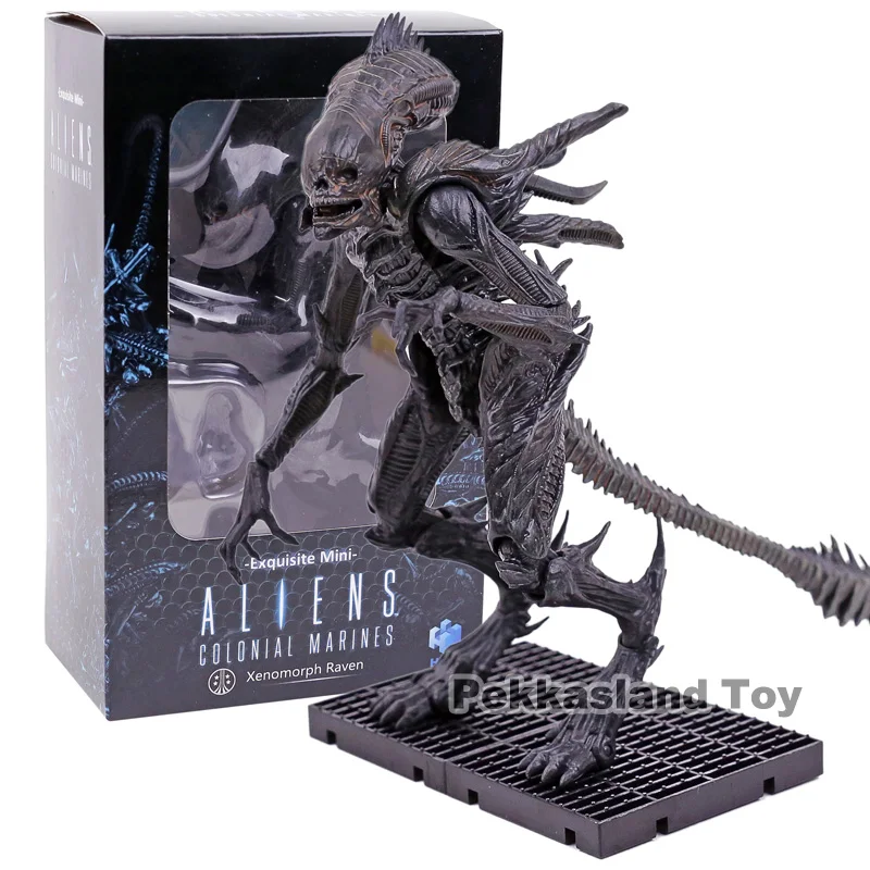 HIYA TOYS Aliens Colonial Marines Cruz Bella Redding Xenomorph Raven Crusher 1:18 ПВХ фигурка игрушки - Цвет: Raven