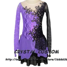 Пользовательские взрослые Фигурное катание платья с спандексом изящные бренд фигурное катание платье для соревнований DR2730