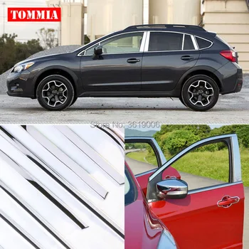 

TOMMIA Full Window Middle Pillar Molding Sill Trim Chromium Styling Strips Stainless Steel For Subaru XV 2012-2014