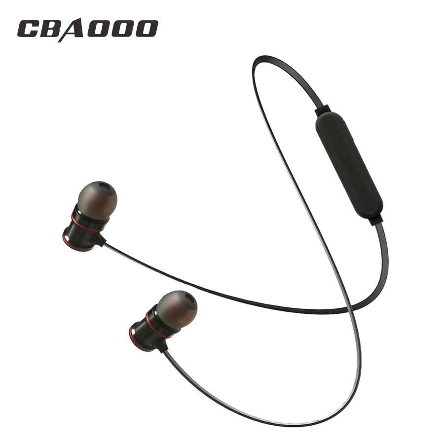 CBAOOO Wireless Bluetooth Earphone Sports Bluetooth Headphone Earbuds Stereo Magnetic Headset with mic for Phone Xiaomi Android