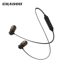 CBAOOO Wireless Bluetooth Earphone Sports Bluetooth Headphone Earbuds Stereo Magnetic Headset with mic for Phone Xiaomi Android