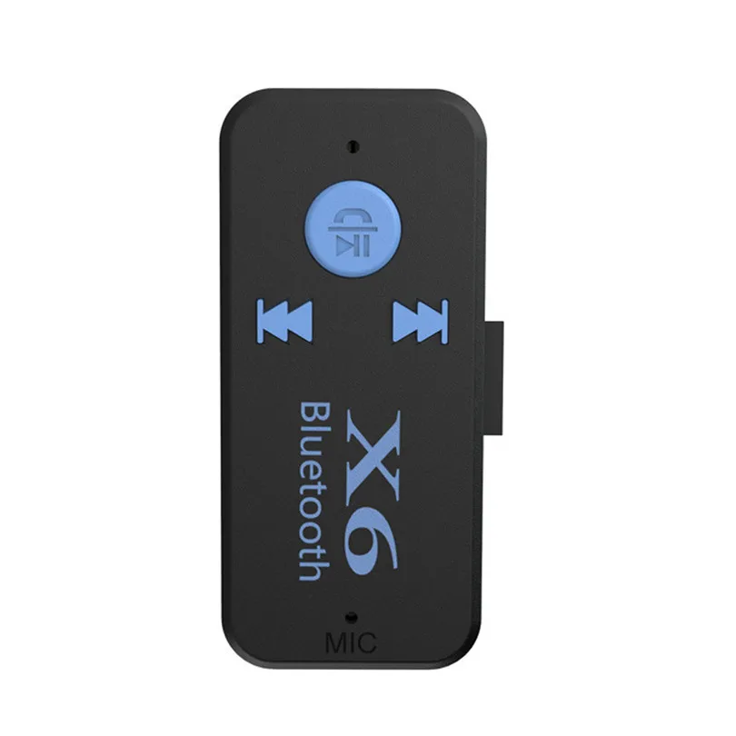 Wireless Bluetooth X6 Mini 4.1 Aux Audio Receiver Adapter 3.5mm Car Mp3 Music Receiver Support TF Card USB Cable Charging 30NT08 (2)