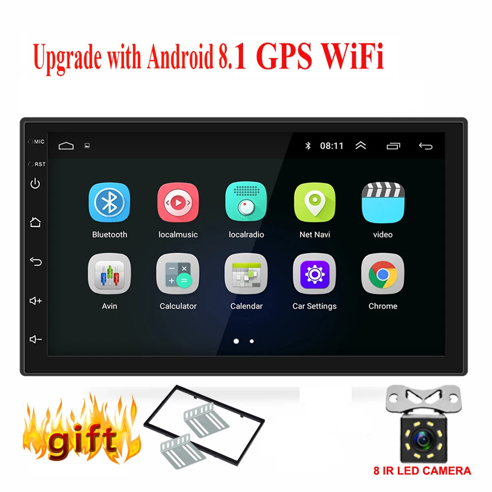 Цена Android 8,0 Универсальное автомобильное радио 7