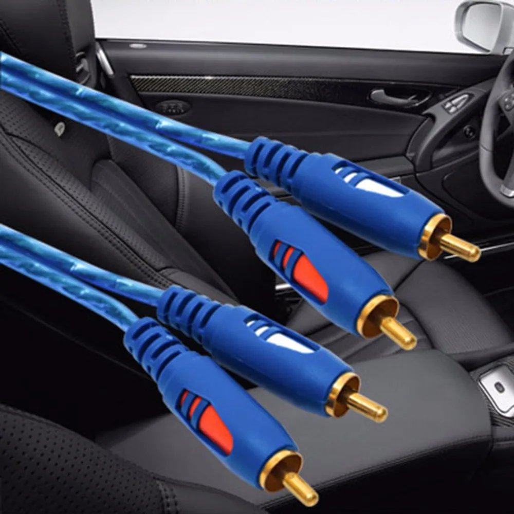 2RCA Audio Cable 1.5/3/5M Oxidation Resistant Design 2RCA Male To 2RCA Male Cable For DVD Digital Player TV Box 2RCA Audio Cable 1.5/3/5M Oxidation Resistant Design 2RCA Male To 2RCA Male Cable For DVD Digital Player TV Box