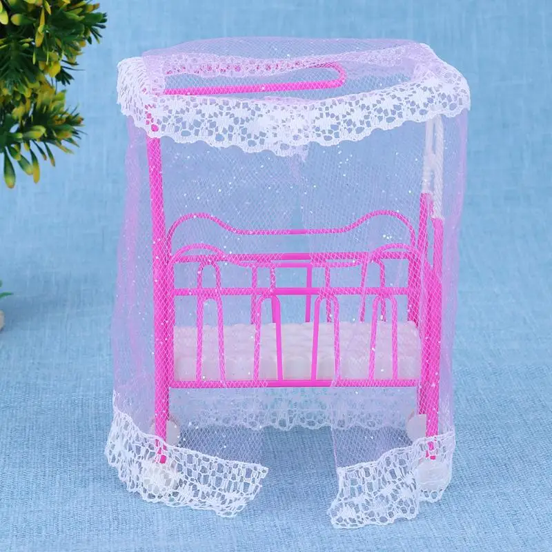 Pink Doll House For Barbie Dolls Small Bed Dolls Accessories Girls Toys House Furniture for Barbie Dolls Baby Toys Bed цена Pink Doll House For Barbie Dolls Small Bed Dolls Accessories Girls Toys House Furniture for Barbie Dolls Baby Toys Bed цены онлайн