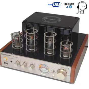 

Nobsound MS-10D MKII Hifi 2.0 Bluetooth Vaccum Tube Amplifier MP3 music player with support for USB headphone output hole