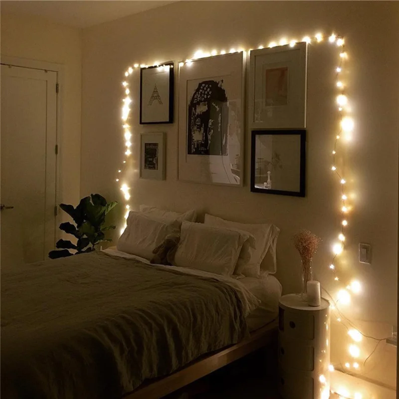 Battery Power 5M 50 LED Copper Wire LED String Lights for Xmas Garland Party Wedding Decor Christmas Flasher Fairy Lights Battery Power 5M 50 LED Copper Wire LED String Lights for Xmas Garland Party Wedding Decor Christmas Flasher Fairy Lights