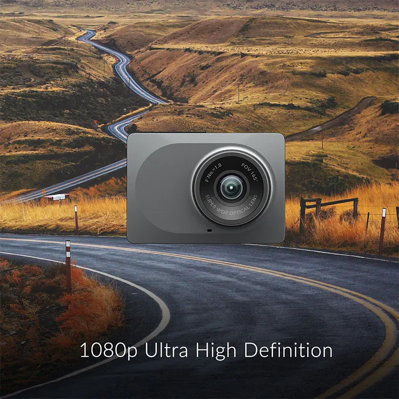  YI Smart Dash Camera Full HD Car DVR Cam Video Recorder WiFi Night Vision 1080P 2.7