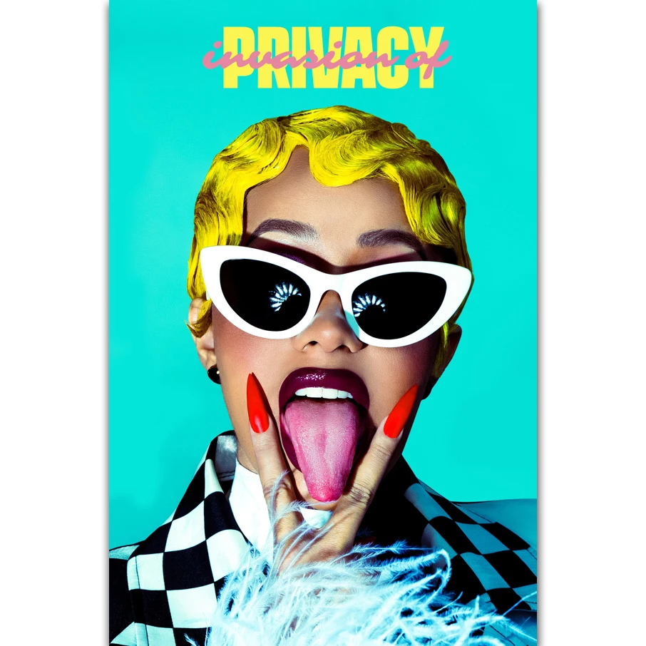Fx304 New Invasion Of Privacy Cardi B Rap Music Hot Custom Poster