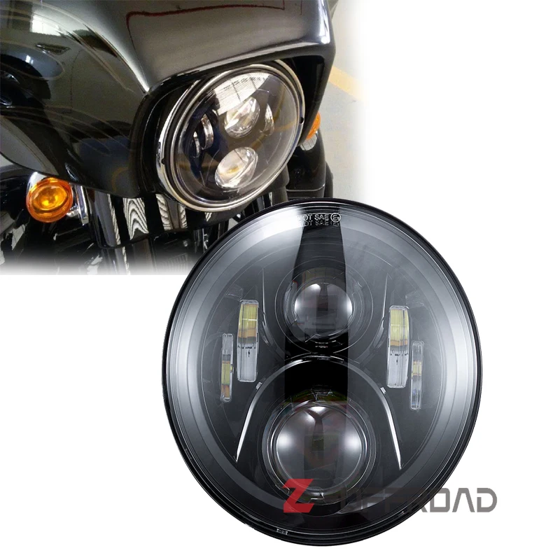

7" motorcycle LED H4 LED headlight replacement LED lighting Headlamp 7Inch LED Projector light for Motorcycle