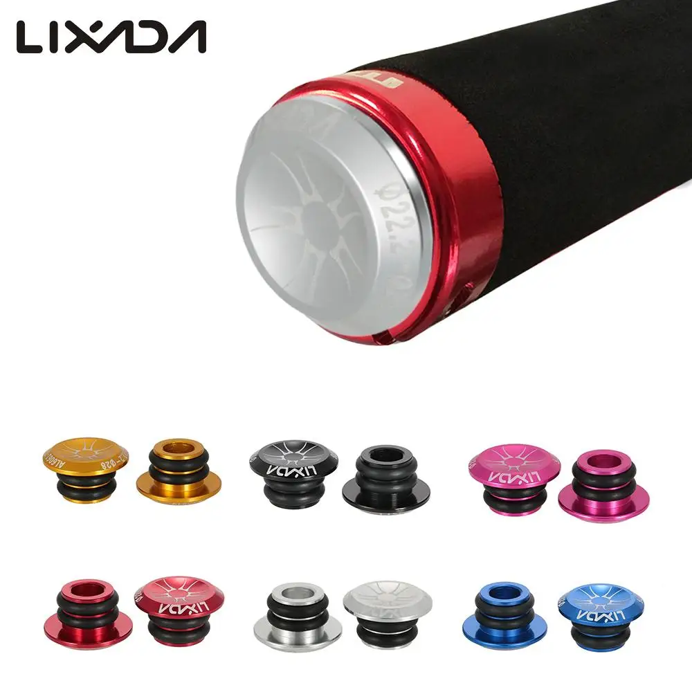 Lixada 1 Pair of Cycling Bicycle MTB Handlebar Bar End Plugs Caps Set